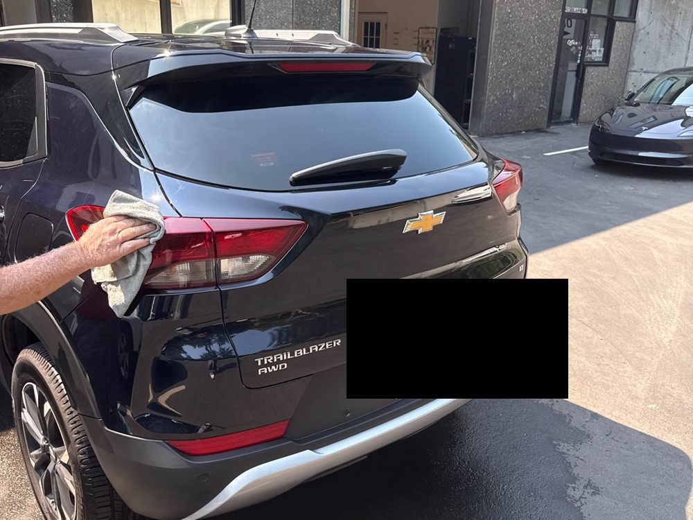 Chevrolet Trailblazer after rear bumper repair