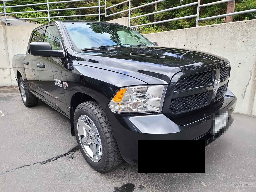 Ram 1500 after front-end collision repair
